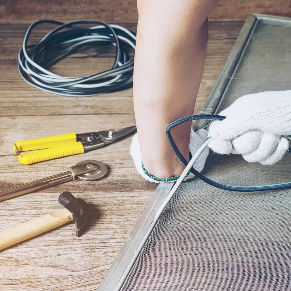 Screen door repair in Boca Raton